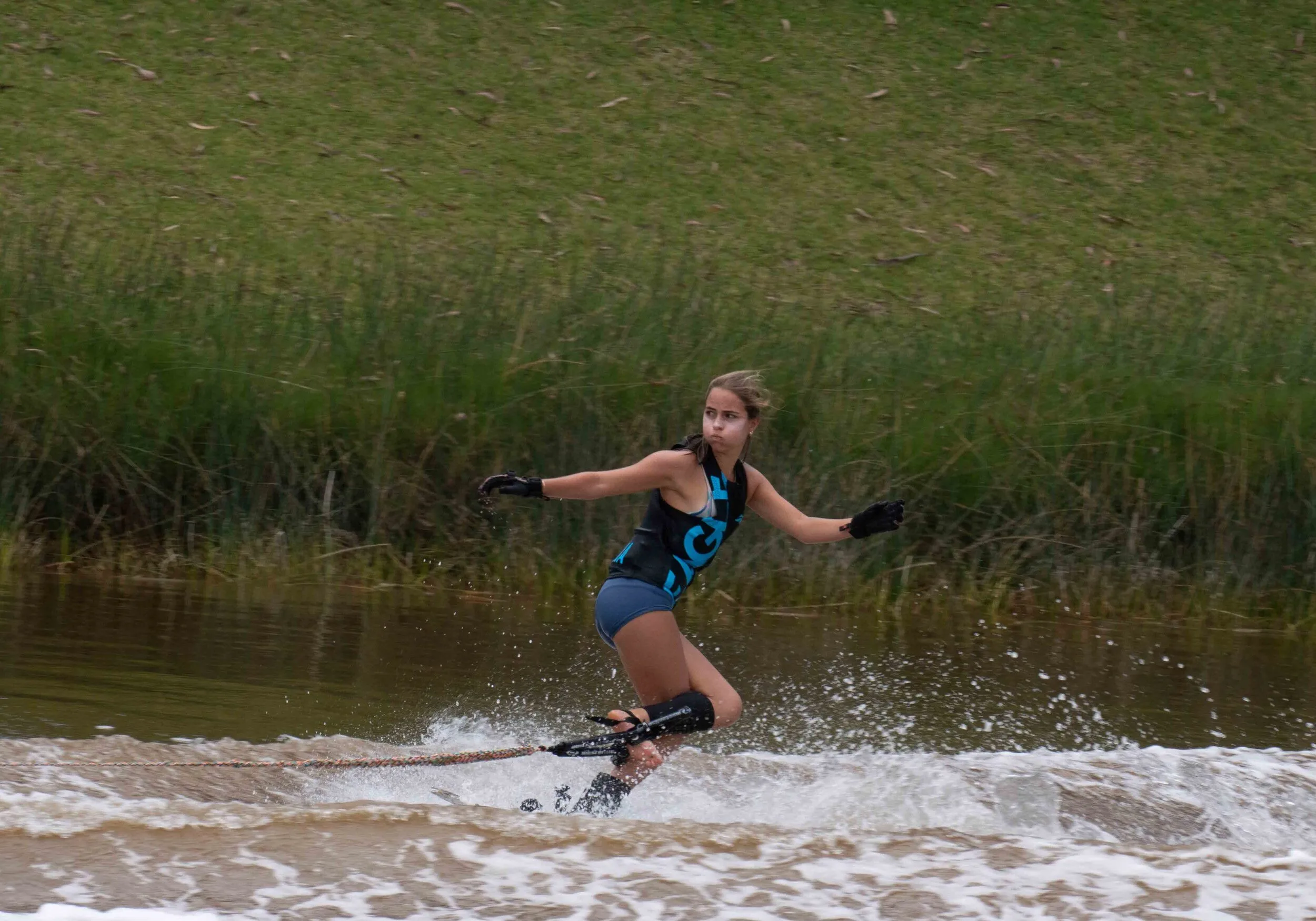 Athletes competing at Bujama Lacus