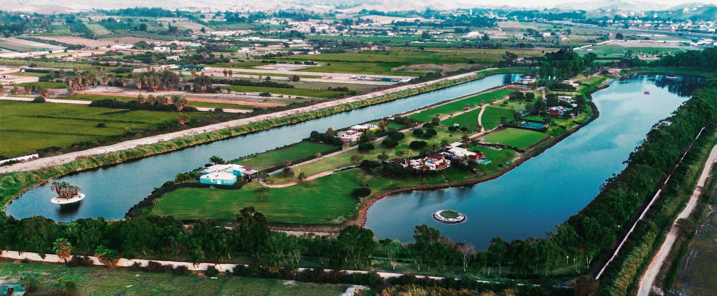 Bujama Lacus aerial view